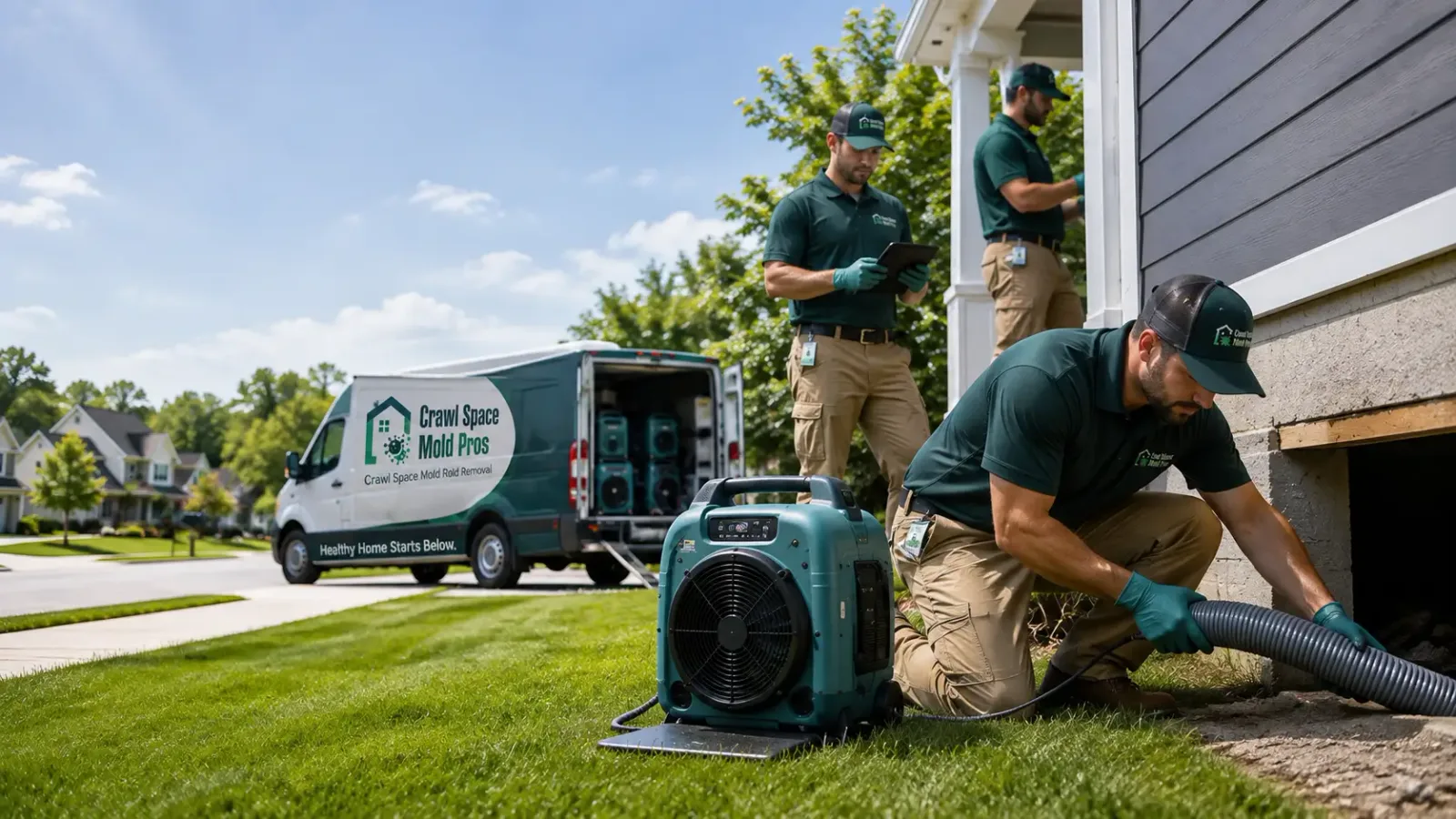 Crawl Space Mold Removal in Stratham, NH